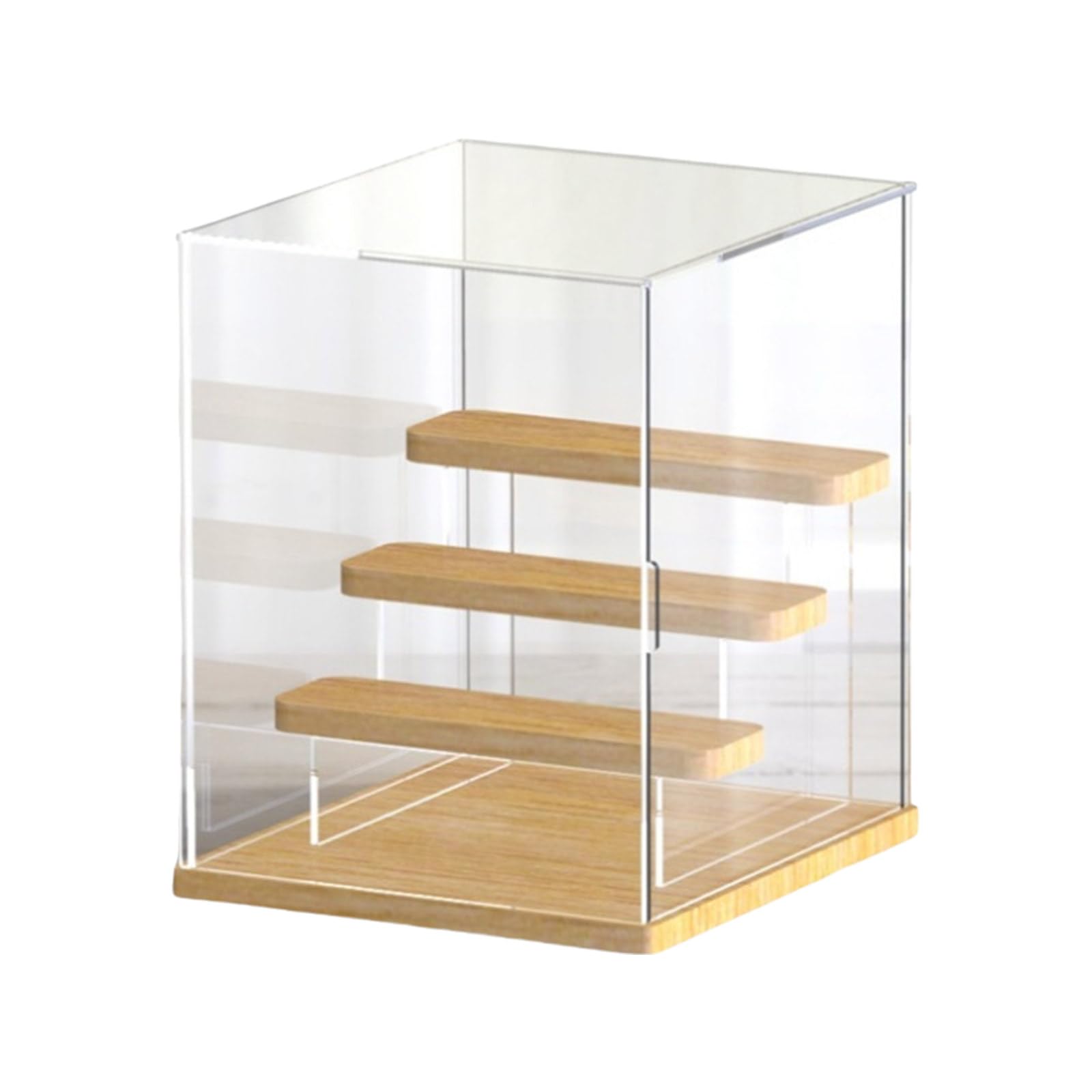 Scatola in acrilico per gli amanti dei personaggi in miniatura, vetrina facilmente accessibile, scaffali rimovibili per oggetti da collezione, soluzione di presentazione versatile, Taglia