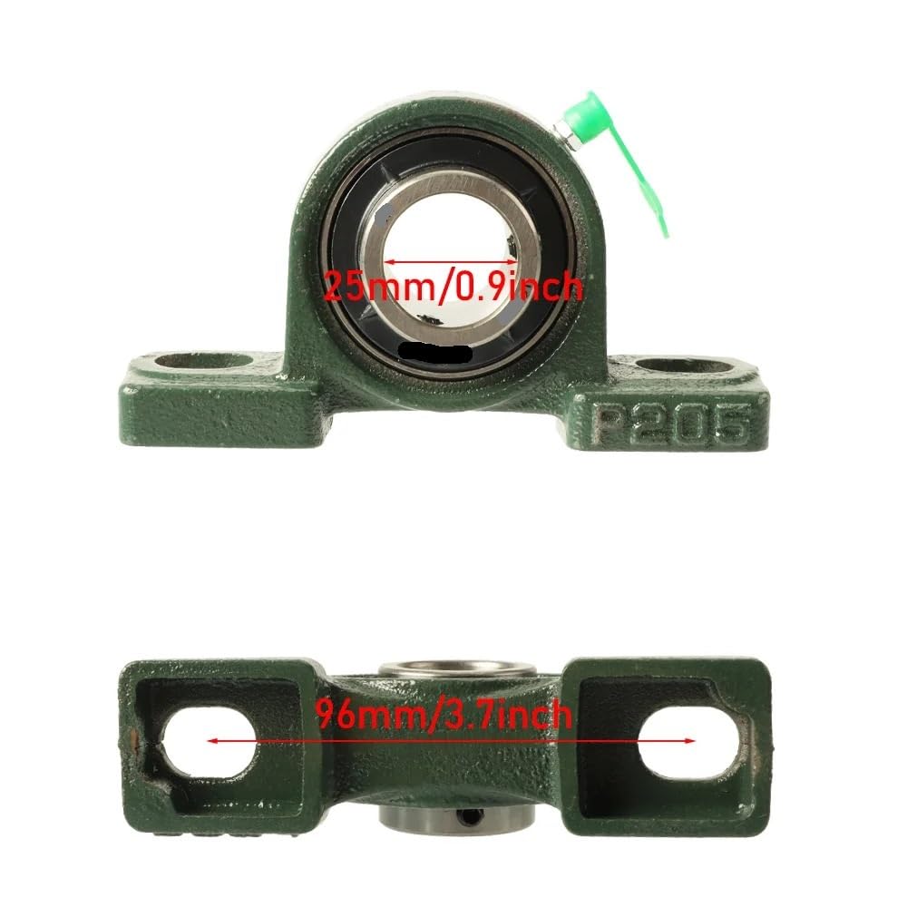 Palier à semelle UCP204-UCP207 alésage 12-30mm base pleine