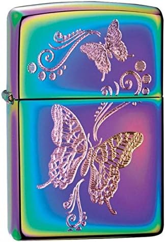 Gifts Infinity Personalized Engraved Butterflies - Spectrum Zippo Lighter - Free Engraving