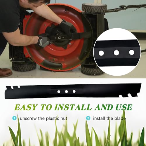 Apeixoto Mulching Blades - Installation