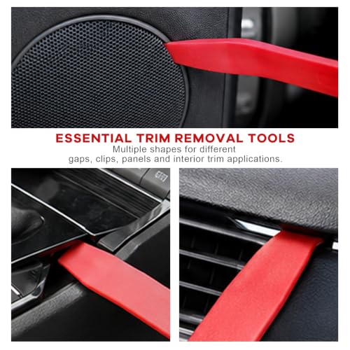 8 PCS Auto Trim Removal Tool Set, Red - Image 4
