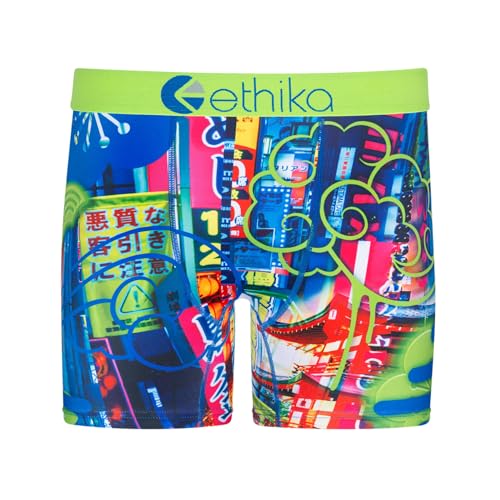 Ethika Mens MID Boxer Brief | Tokyo Nights
