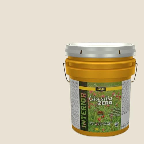 Vista 141 de Rodda Paint CASCADIA ZERO - Pintura satinada e imprimación para interiores en uno, 1 galón, pizarra