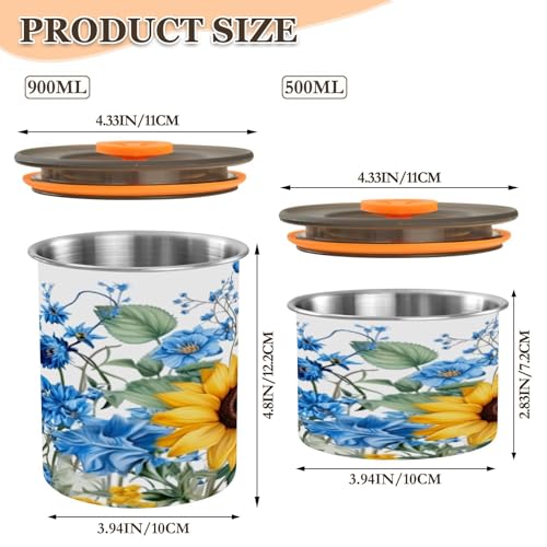 ATTX Lata de Café Acero Inoxidable 30oz con Tapa Hermética miniatura 2