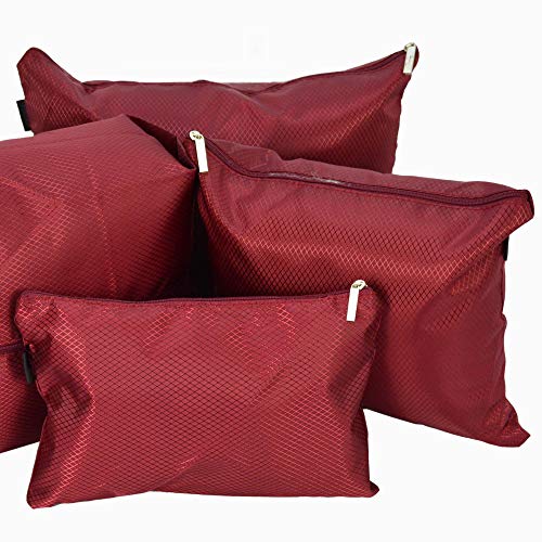 Organizador de Mala Viagem Necessaire Kit 7 Peças Vermelho CBRN113708