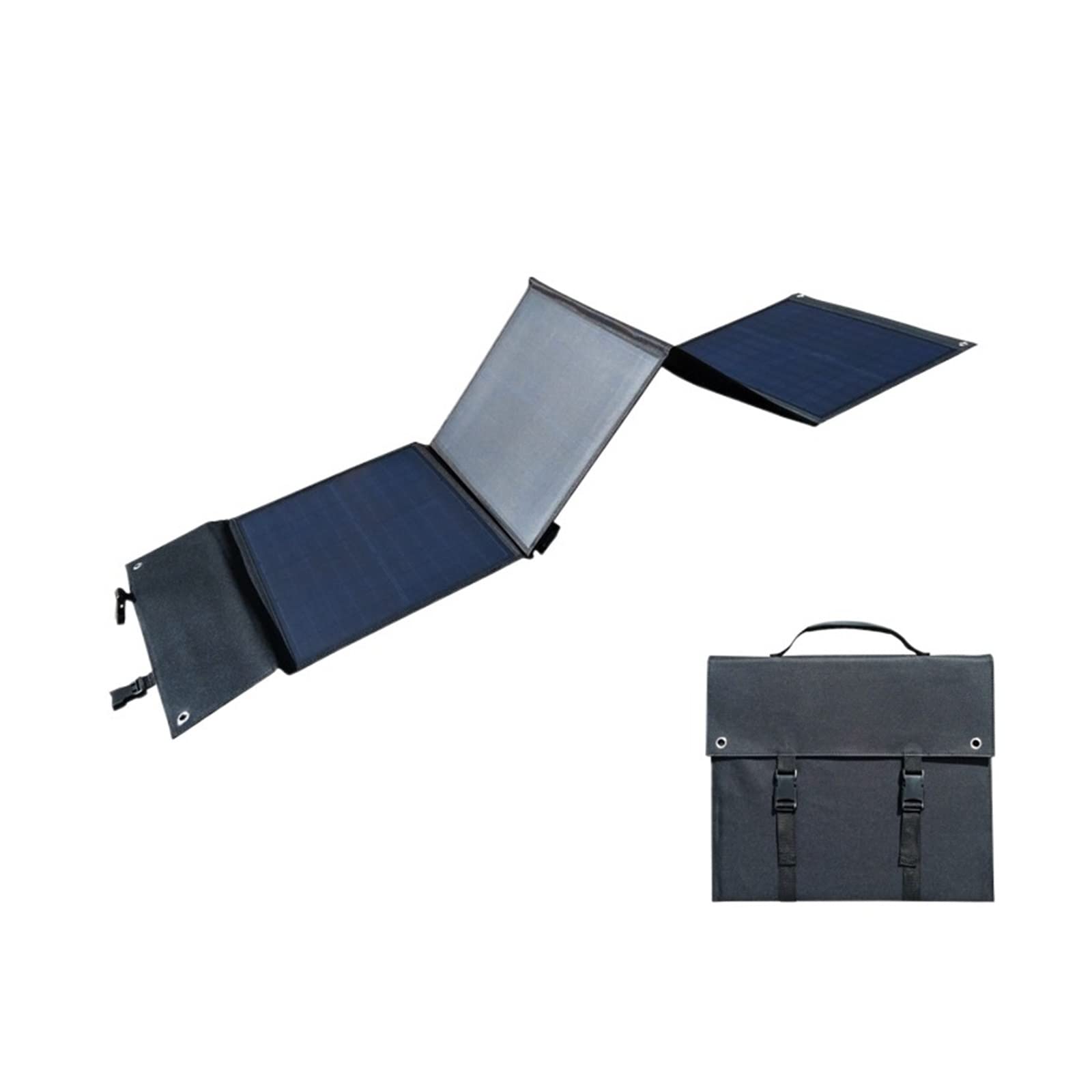 Pannello Solare Pannello Solare for La Ricarica Dell'energia Mobile Pannello di Generazione di Energia Solare da 18 V Borsa Pieghevole Solare Quadrupla da 100 W con Staffa