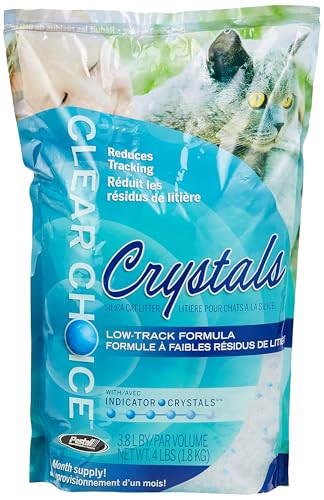 Pestell Clear Choice Silica Crystal Cat Litter White 3.8 Lites1.8 Kg