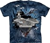The Mountain Aircraft Carrier T-Shirt, X-Large, Blue