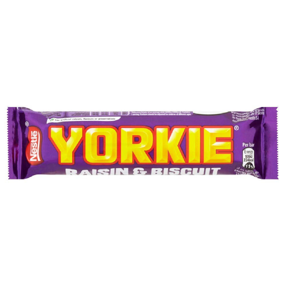 Yorkie Raisin & Biscuit, 44g (Pack of 24)