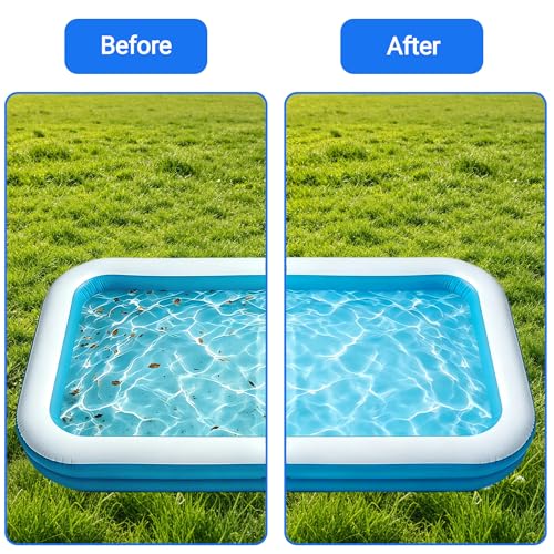 Cubre Piscina Inflable Rectangular 130x84 cm Azul miniatura 7