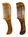 Tree-mendous Sandalwood Mustache Comb 2-Pack - Durable Pocket Combs that Plant Trees by Green Beard Grmng
