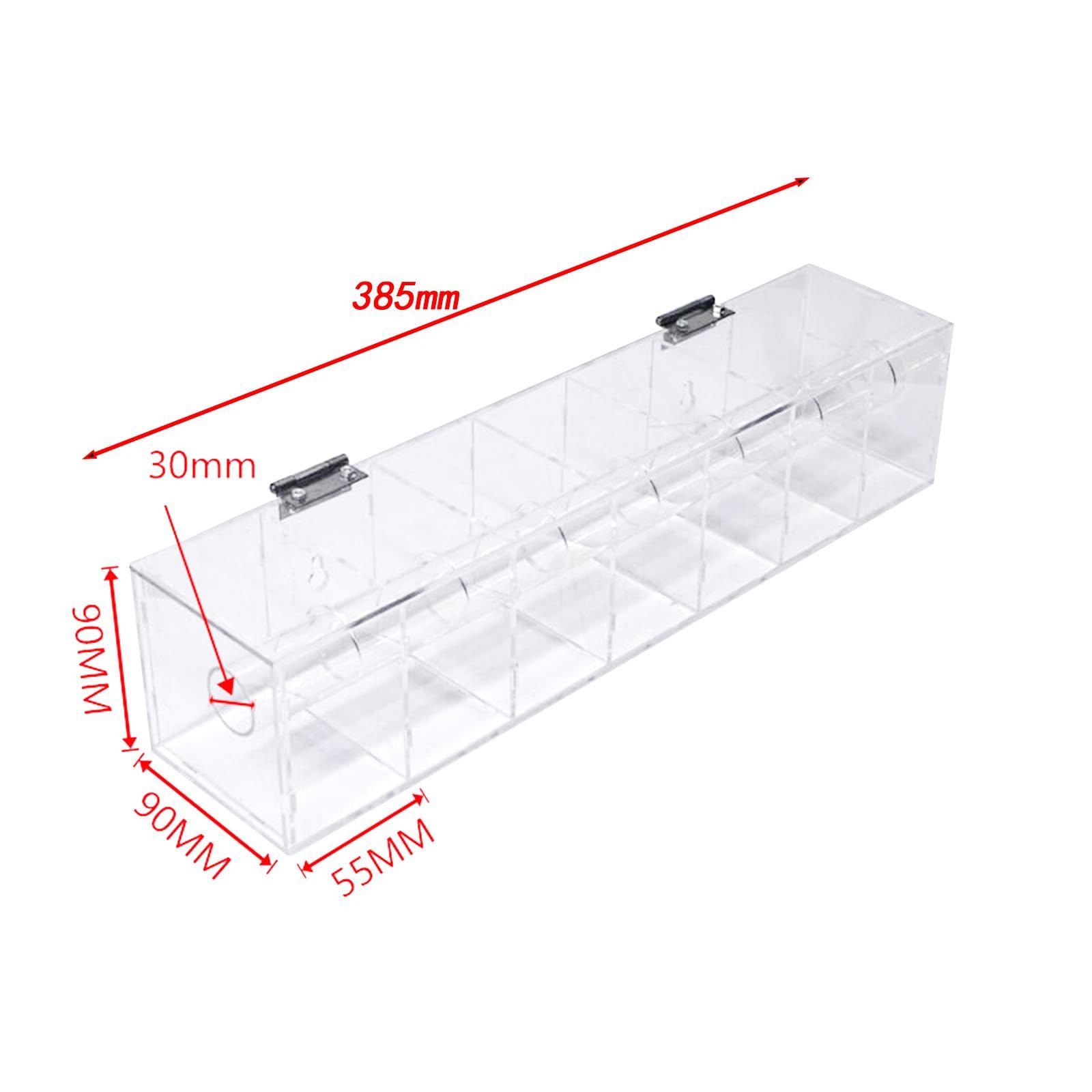 Distributeur D'étiquettes En Acrylique avec Support, Manuel, Polyvalent, 7 Compartiments pour étiquettes Des Jours de, Convient Aux Res