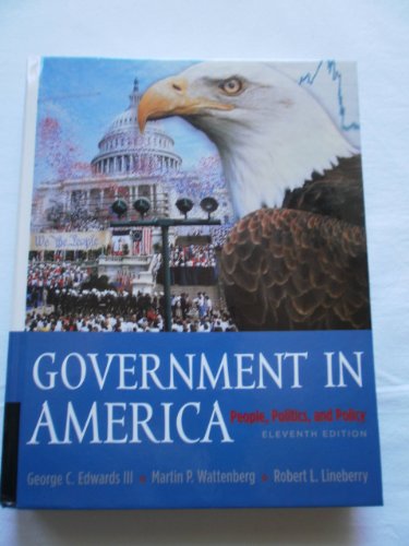 Government in America: People, Politics, and Po... 0321195248 Book Cover