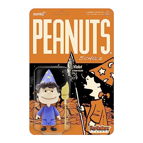 Snoopy - Figura de Reaction Witch (9 cm), Color Morado