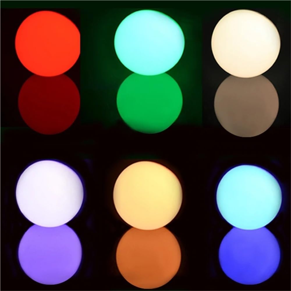 Light, Lot de 5 ampoules LED RGB AC90V-260V E27 SMD5050 multicolores avec télécommande A65/A70/A80(7w)