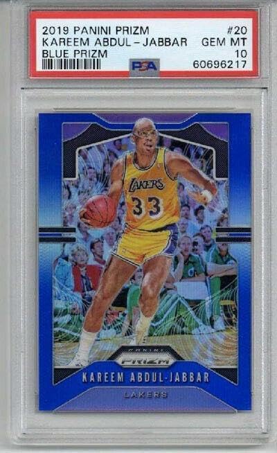 2019 Panini Prizm Prizm #20 Kareem Abdul Jabbar Lakers Psa 10 Low Pop Rare - Basketball Cards