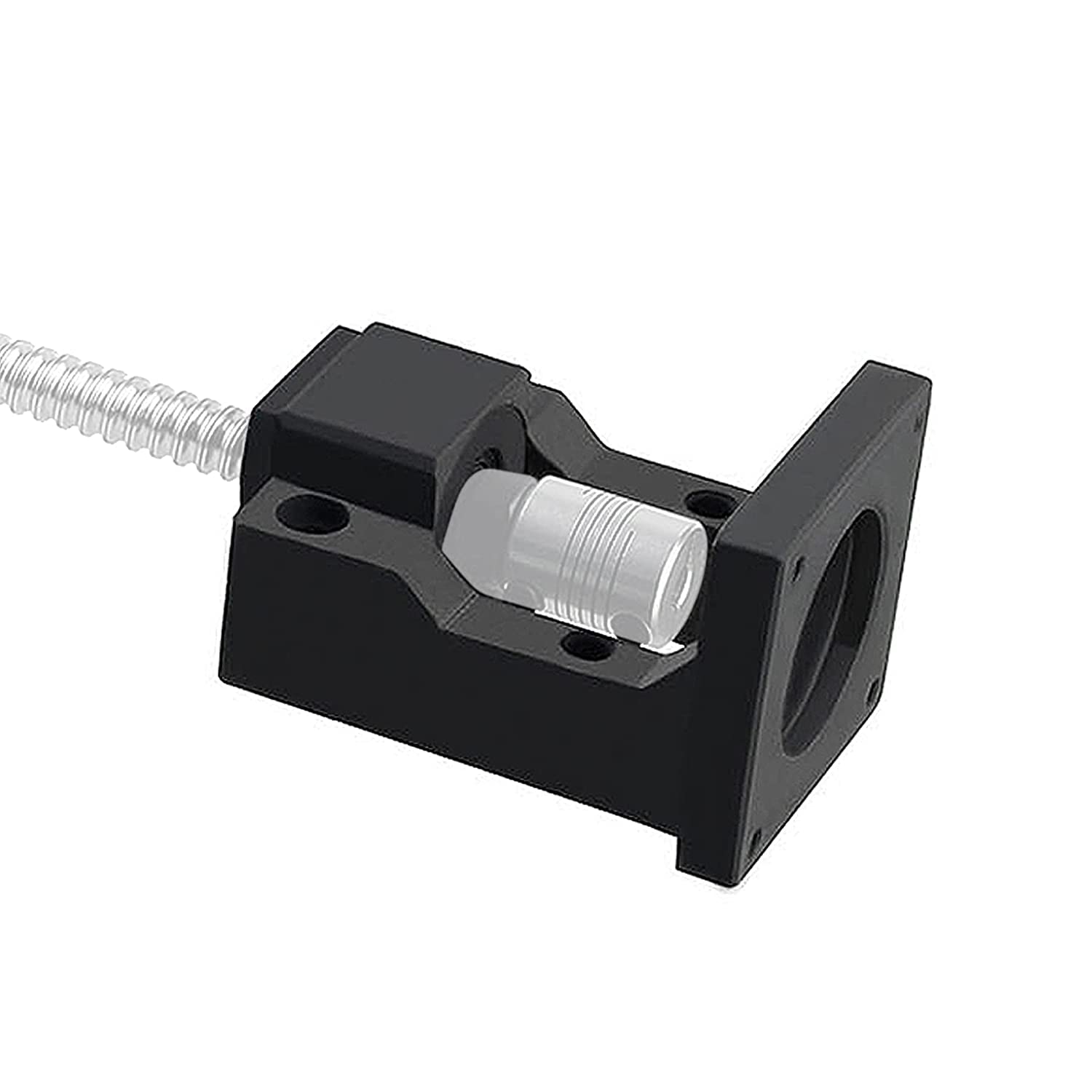 CNCMANS Support pour moteur pas à pas Nema 23, moteur pas à pas Nema 23, support de moteur en acier pour vis à billes SFU1605 et CNC (HM12-57 MBK12-57)