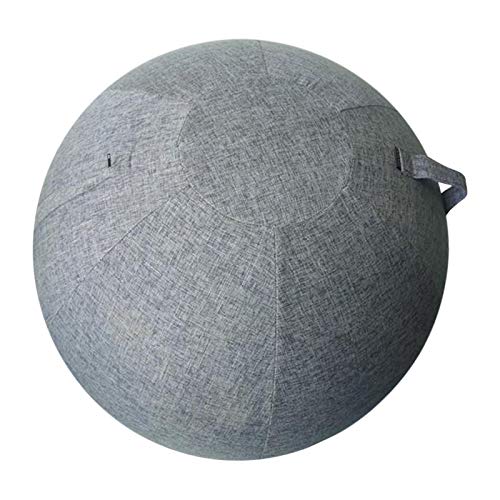 Tongina Cotton Blend 75cm Protective Cover for Sitting Ball Chair, Exercise Ball, Yoga Pilates Balls Protection Skin Wrap Accessories - Navy Blue - Thumbnail 2