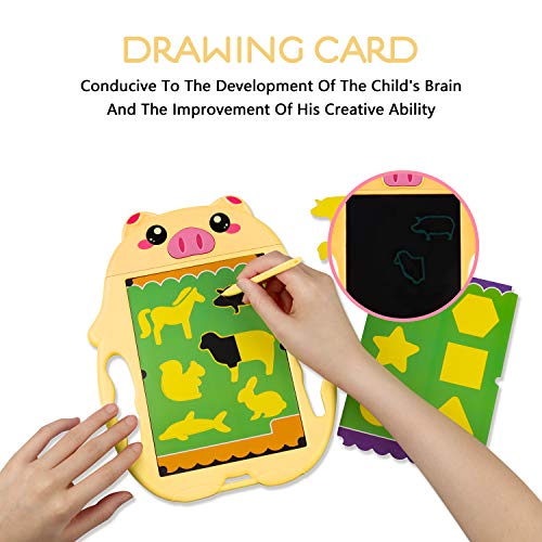 MYCARON Kid Toys for 3-6 Year Old Girls and Boys,LCD Doodle Board Drawing Tablet Educational Toys for Girls & Boys 3-6 Years Old Best Birthday Gifts Electronic Writing Tablet for Kids