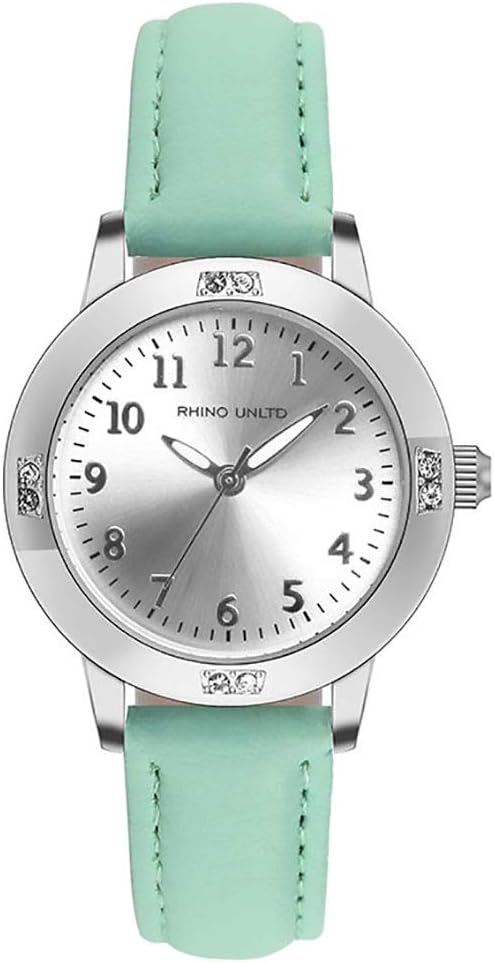 Girls Student Watch - Simple Japan Quartz Casual Leather Strap Watches for Ladies Fashion Women Ages 11-15