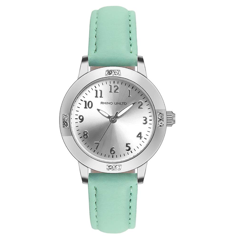 TUOTISI Watches for Girls Student Watch for Gift Students Watches for Teen Girls Ages 11-15 Simple Japan Quartz Casual Leather Strap Watches for Ladies Fashion Women Watches