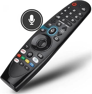 جهاز تحكم عن بُعد صوتي سحري AKB75855501 فقط لتلفزيون ال جي الذكي بديل موديلات AN-MR20GA AN-MR19BA AN-MR18BA AN-MR650A 2020 2019 2018 2017