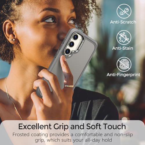 Image of Rayboen for Translucent Matte Samsung S23+ Plus Case, Gray