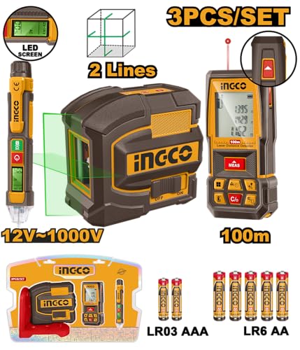 Image of INGCO Laser Distance Detector Combo Kit COS250908