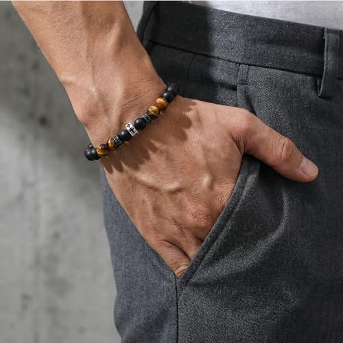 Pulsera para hombre QWNHONEY Cross miniatura 2