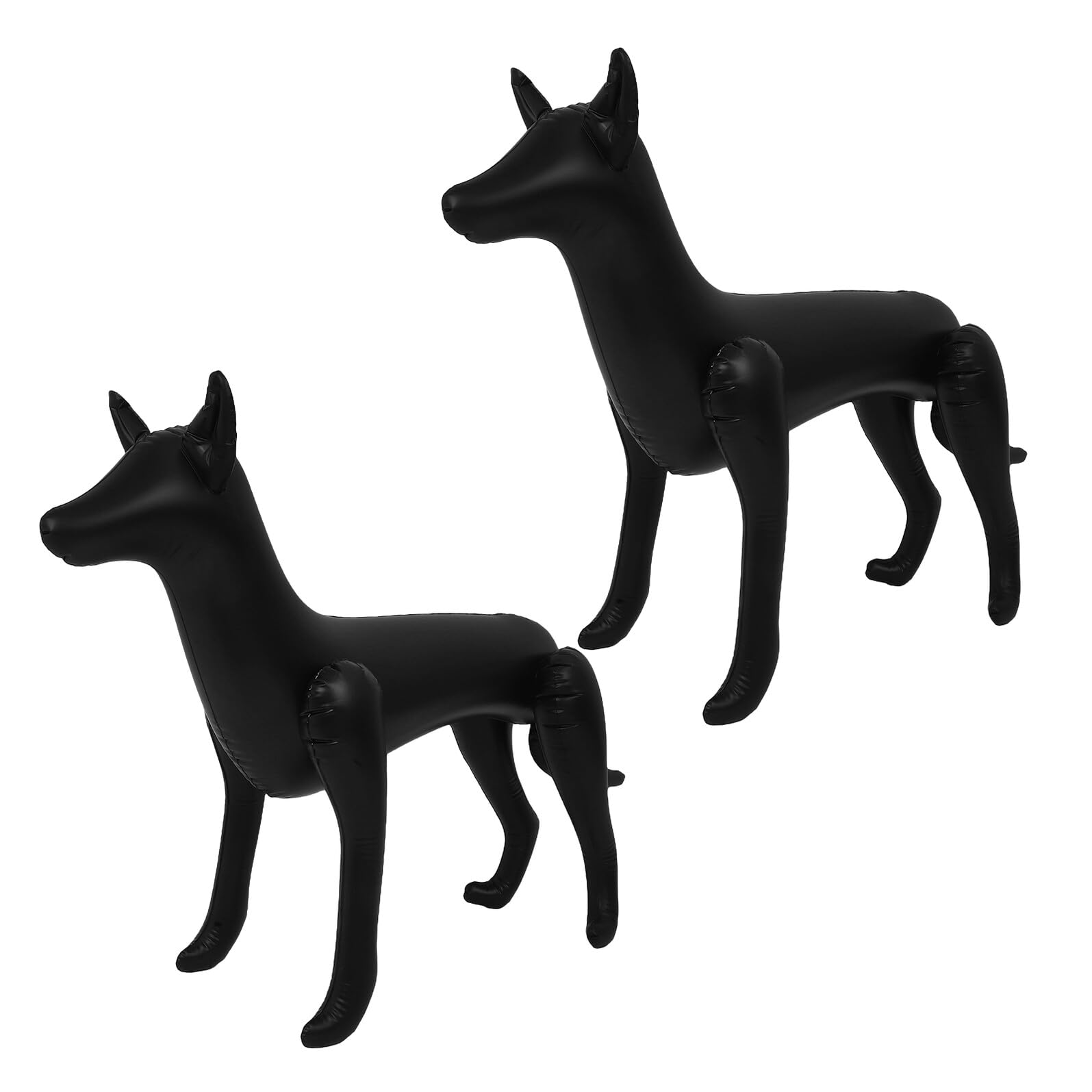 Mannequin gonflable chien pour valoriser la collection de vêtements de votre animalerie en vitrine