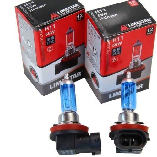 2 Stück LIMA H11 Xenon Look 12V 55W Halogen Lampe super weiss