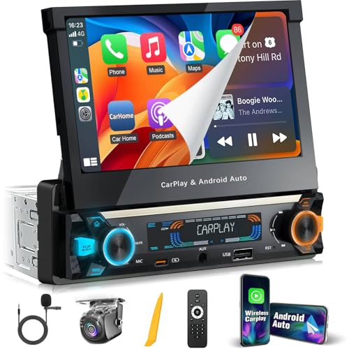 SOOEMAKA QLED flip-out stereo with dual-band wireless CarPlay SOOEMAKA QLED flip-out stereo with dual-band wireless CarPlay