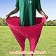 2 Stück Oma-Hosen-Terrassenspiel, Wurfspiel Outdoor, mit 4 × Hüpfbällen und 1 × Ballonpumpe, Jumbo-Hosen, Geeignet für Spiele im Freien, Gruppenbildung, Gartenspiele Erwachsene