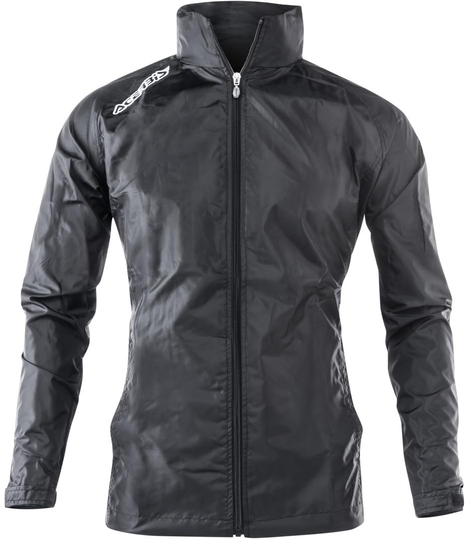 Acerbis Men's Black Corporate Rain Jacket