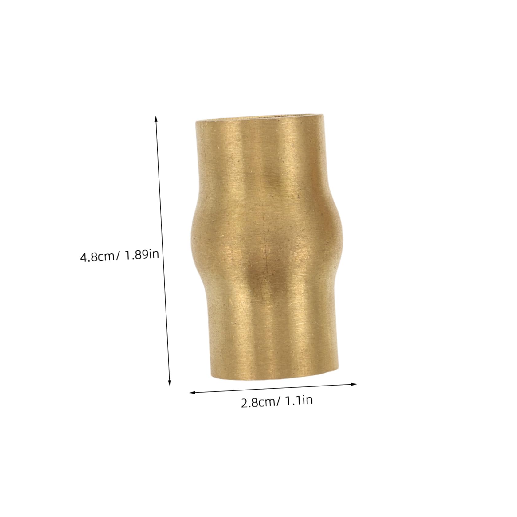 Alipis DIY Cane Walking Stick Hardware Ordinary Elderly Crutch Joint Set Sturdy Brass Ferrule Kit