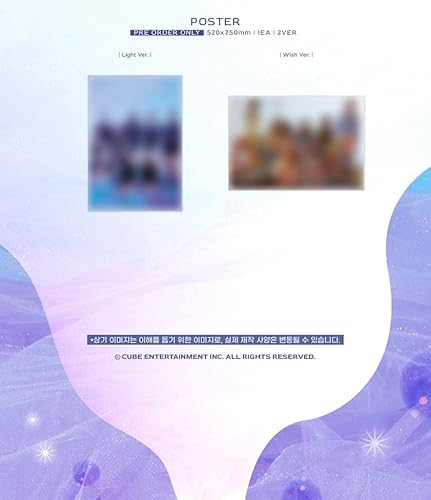 Miniatura 7 de CUBE Ent. LIGHTSUM - Light a Wish (segundo álbum individual) (versión clara)