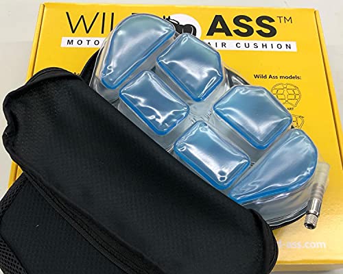 Wild Ass Sport Air Gel Motorcycle Seat Cushion, Black #TOP4