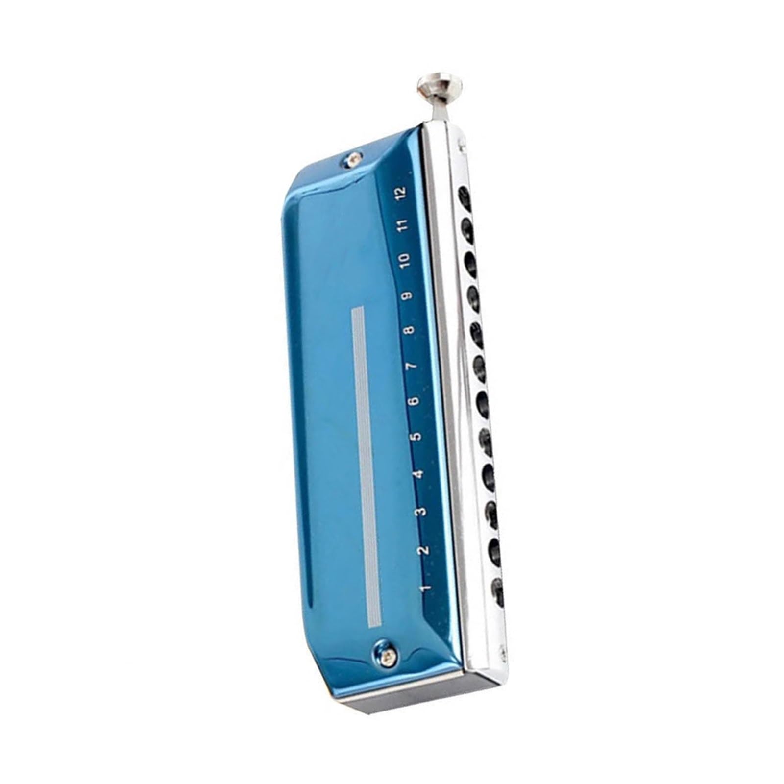 Armonica Cromatica A 12 Fori E 48 Toni Tonalità Do Per Adulti Prestazioni Professionali Copertina Blu Armonica