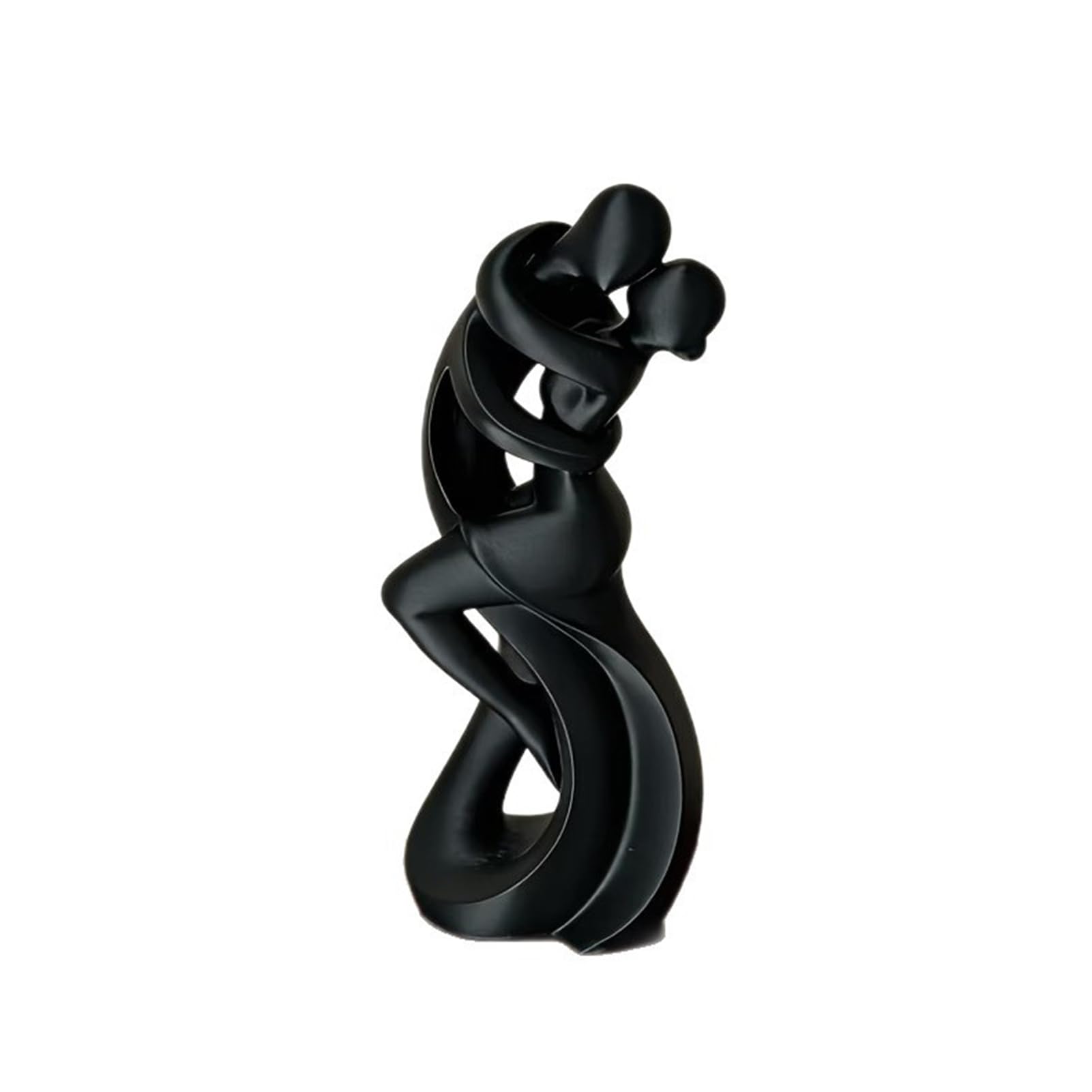 Glifora 3D Printed Hugging Dancer Figurine - Minimalist Abstract Dancer Statue Sculpture, Dancing Couple Decoration for Home, Office and Living Room
