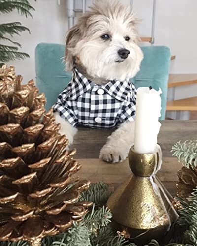 Droolingdog 3 Pack Plaid Extra Small Dog Tee Shirt Xs Puppy Button Up Shirts Polo T Shirts Small Dogs Clothes Breathable Summer Tshirts thumb #2