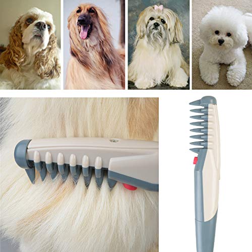 VR SHOPEE Professional Electric Dog Brush Comb Puppy Dog Cat Hair Trimmer Slicker Gilling Brush
