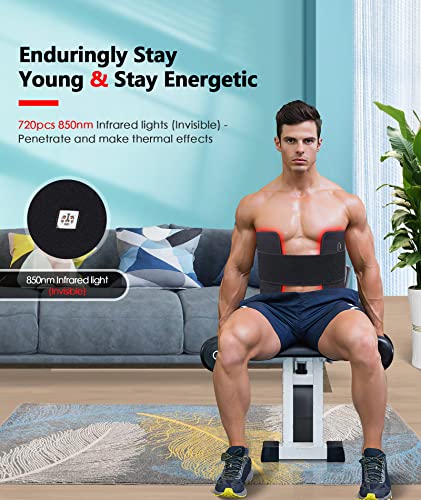 Astarexin Red Light Therapy Pad For Body, 180W Led Red & Infrared Light Device Mat With 660Nm & 850Nm Wavelengths For Waist Back Shoulder Muscle Pain Relief #TOP3