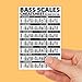 Bass Scales Cheatsheet Laminated and Double Sided Pocket Reference 4