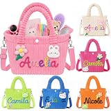 Personalized Purse for Girls & Toddler, Custom Name Corduroy Crossbody Bag
