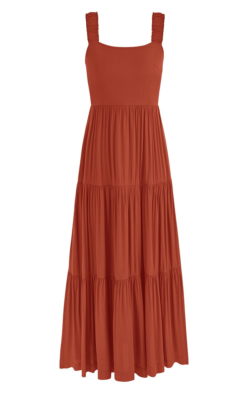 PRETTYGARDEN Women's 2026 Sun Dresses Women Summer Casual Flowy Tired Maxi Dress Backless Beach Long Dresses Tank Dress