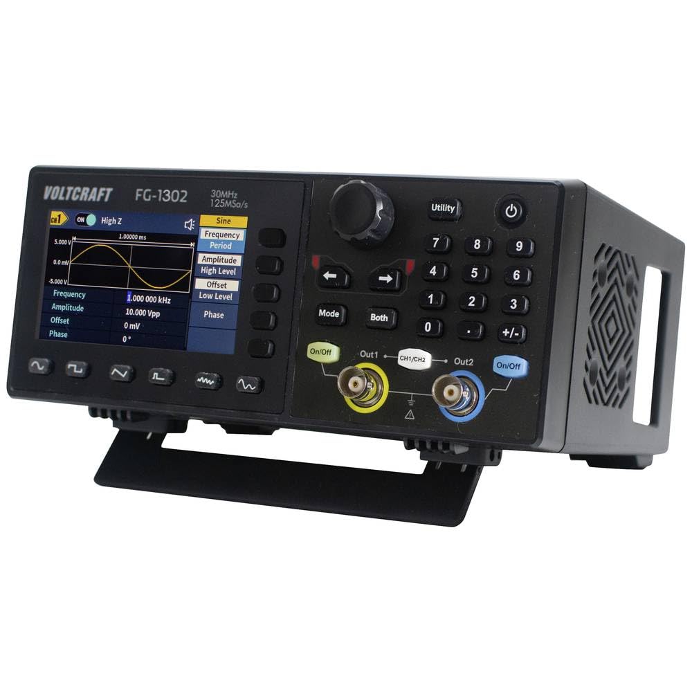 VOLTCRAFT FG-1302 Funktionsgenerator (2-Kanal, Netzbetrieb)