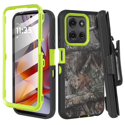 Étui antichoc Moto G 5G 2025 jaune pour éviter les bris d'écran