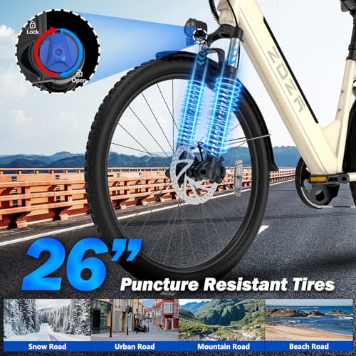 Electric Bike for Adults, 1000W Peak Motor, 60 Miles 22Mph