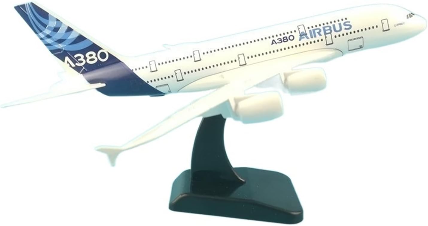 20cm for Airbus A380 Aircraft Model 1 200 Die Cast Metal Toy Gift Hobby Playgame Kit