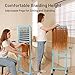 Yumkfoi Adjustable Braiding Hair Rack 160 Pegs, Double-Sided Standing Hair Stand for Braiding, Adjustable Height Braid Rack with Wheels for Stylists